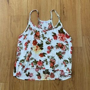 Floral Racerback Tank • L